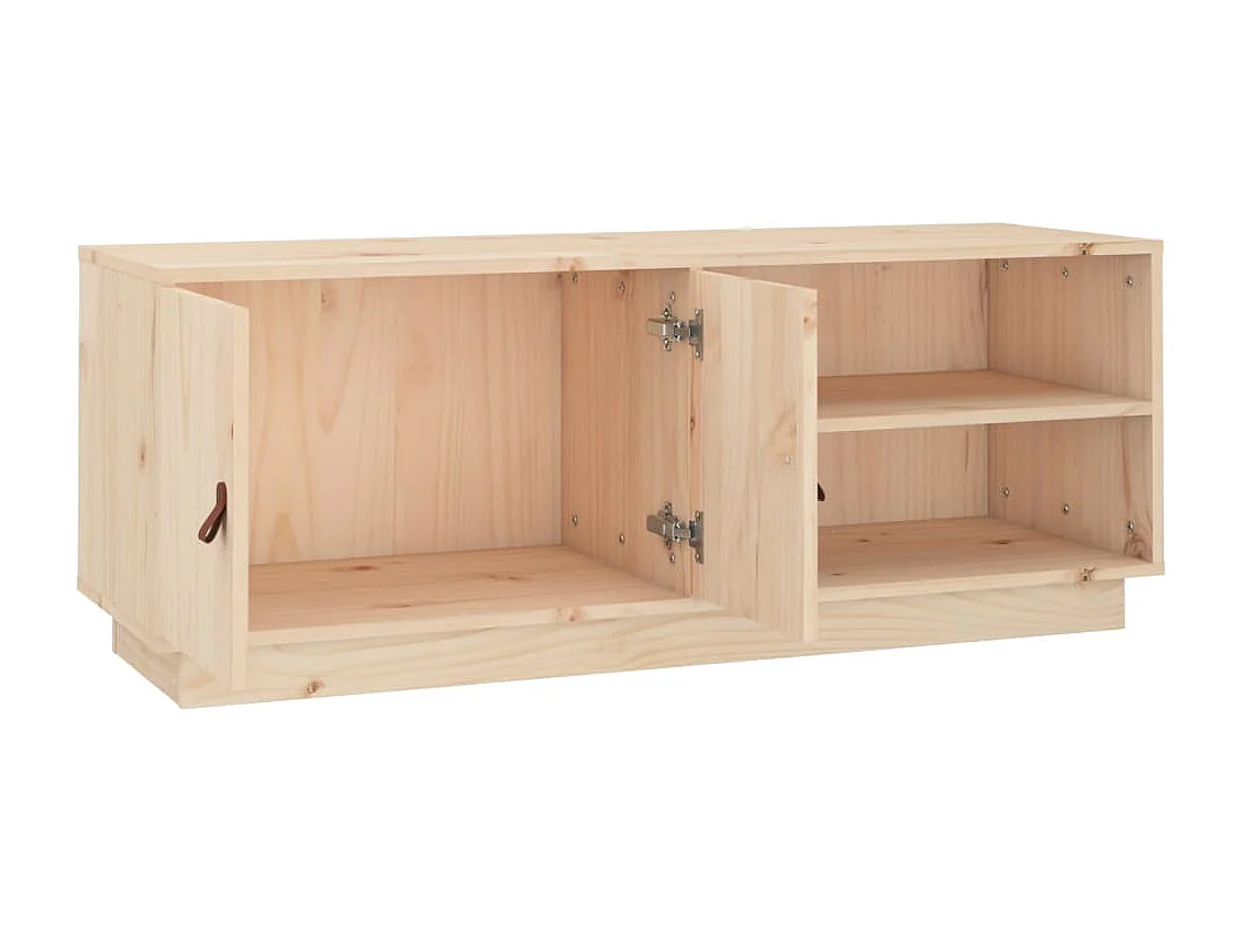 Sofia Marie  Meuble TV 105x34x40 cm Bois de pin massif