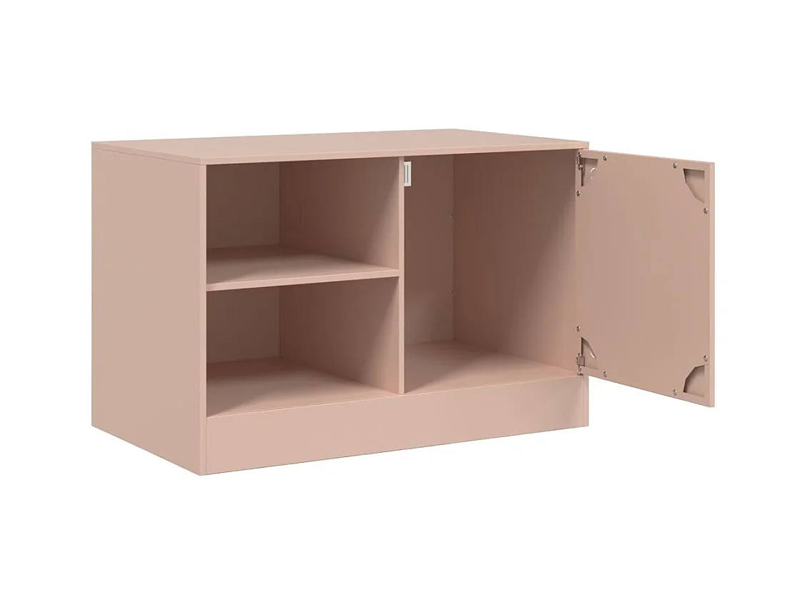 Borrego Springs  Meubles TV 2 pcs rose 67x39x44 cm acier
