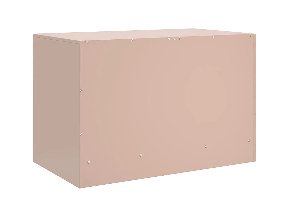Borrego Springs  Meubles TV 2 pcs rose 67x39x44 cm acier