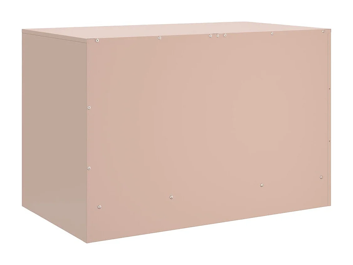 Borrego Springs  Meubles TV 2 pcs rose 67x39x44 cm acier
