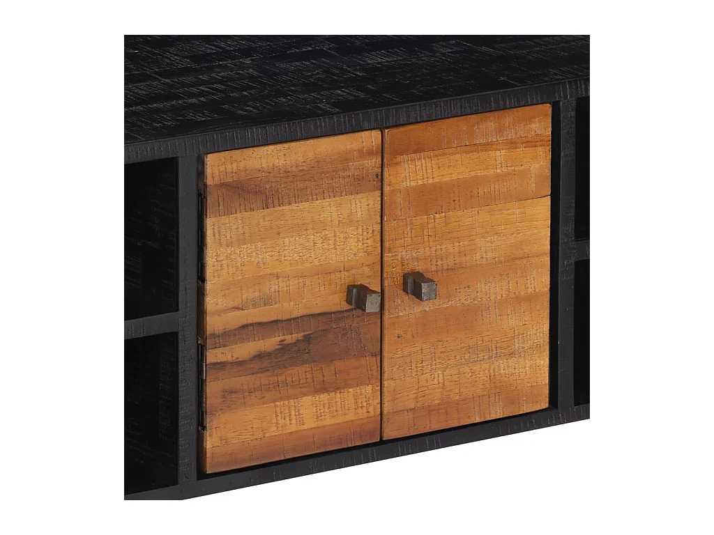 Garden Furniture -  Meuble TV 112x31x45 cm teck massif récupéré