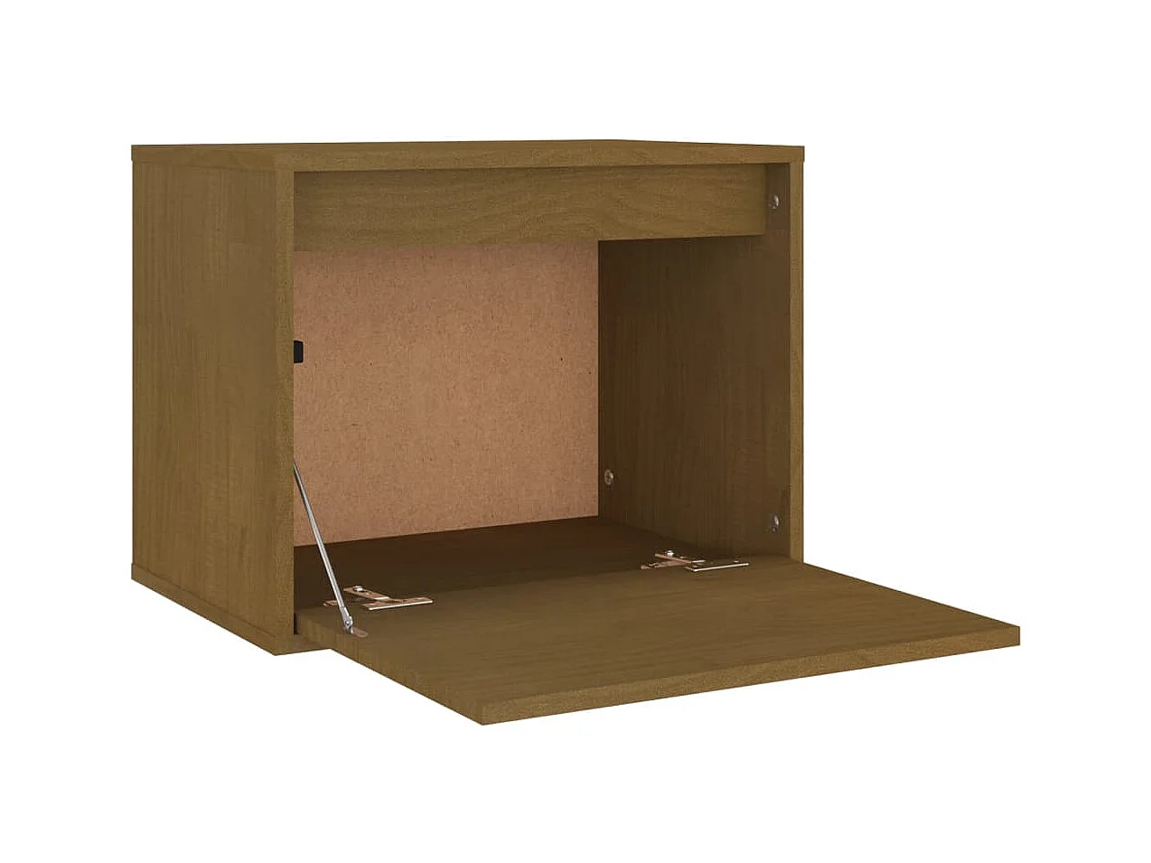 Licata  Meubles TV 3 pcs Marron miel Bois massif de pin