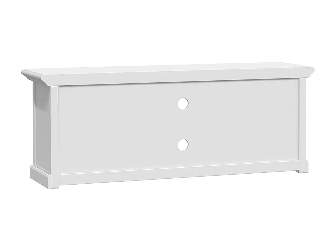 Garden Furniture -  Meuble TV blanc 110x30x41 cm bois d'ingénierie