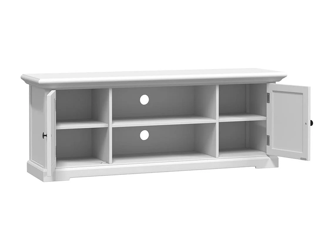 Garden Furniture -  Meuble TV blanc 110x30x41 cm bois d'ingénierie