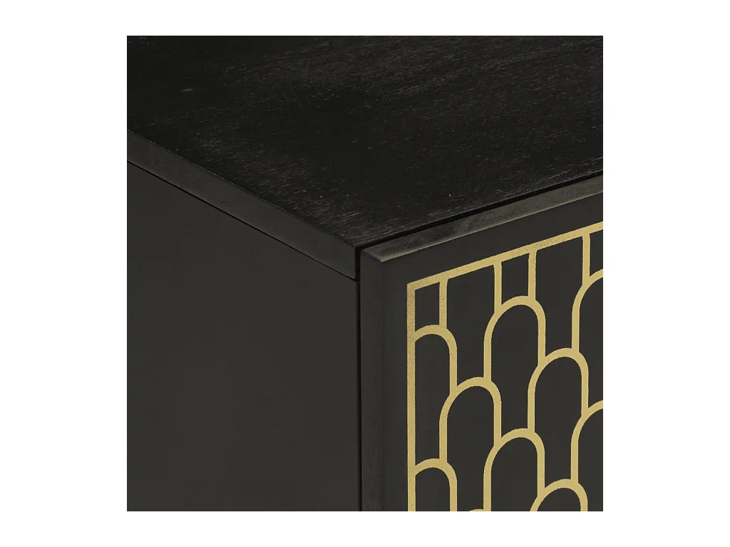 Stéphanie-Marie  Meuble TV 105x33x46 cm Bois massif de manguier