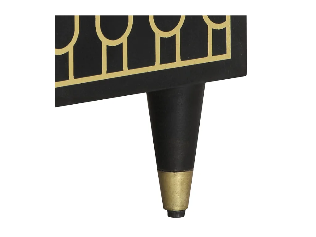 Stéphanie-Marie  Meuble TV 105x33x46 cm Bois massif de manguier