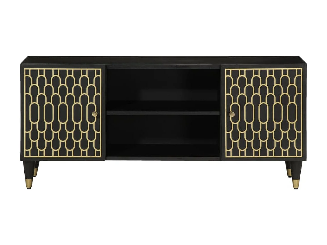 Stéphanie-Marie  Meuble TV 105x33x46 cm Bois massif de manguier