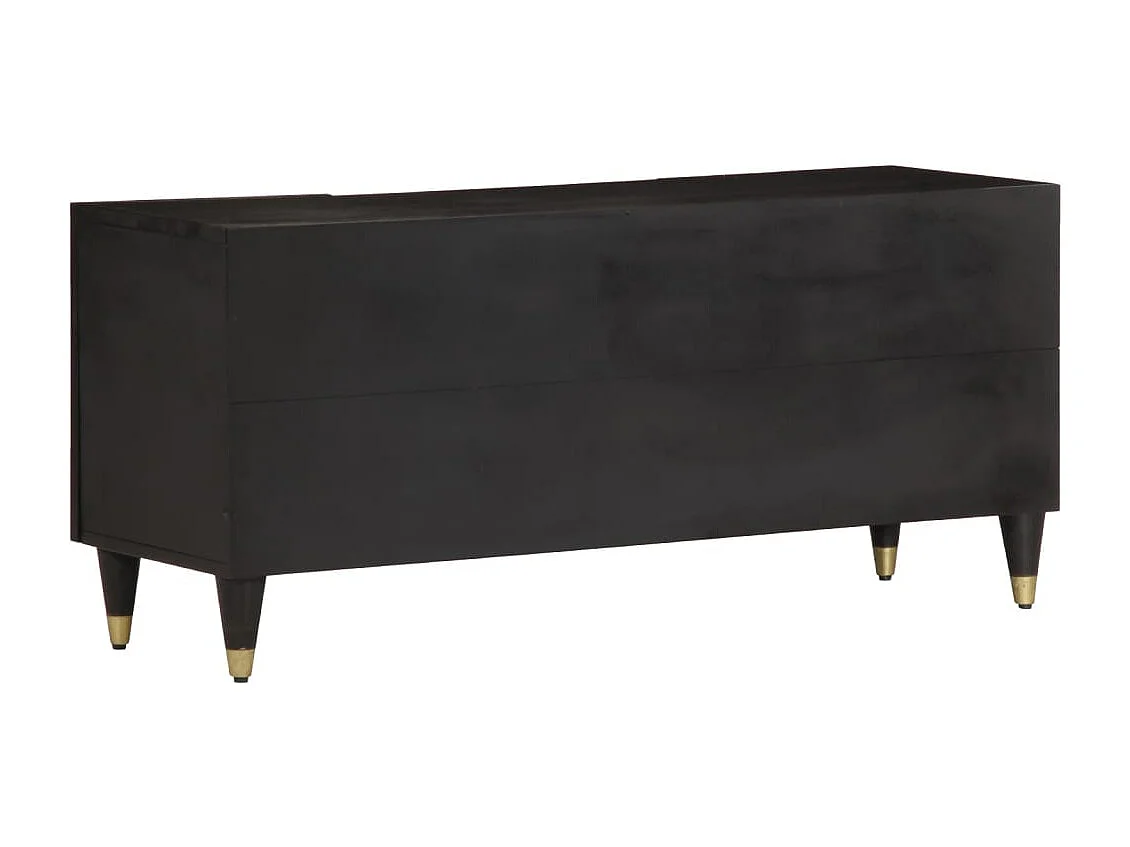 Stéphanie-Marie  Meuble TV 105x33x46 cm Bois massif de manguier