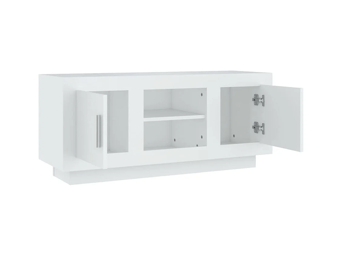 Stephen  Meuble TV blanc 102x35x45 cm bois d'ingénierie