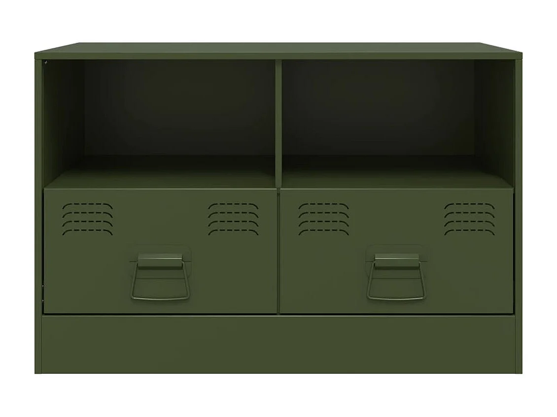 Amelie  Tv-meubel 67x39x44 cm staal olijfgroen