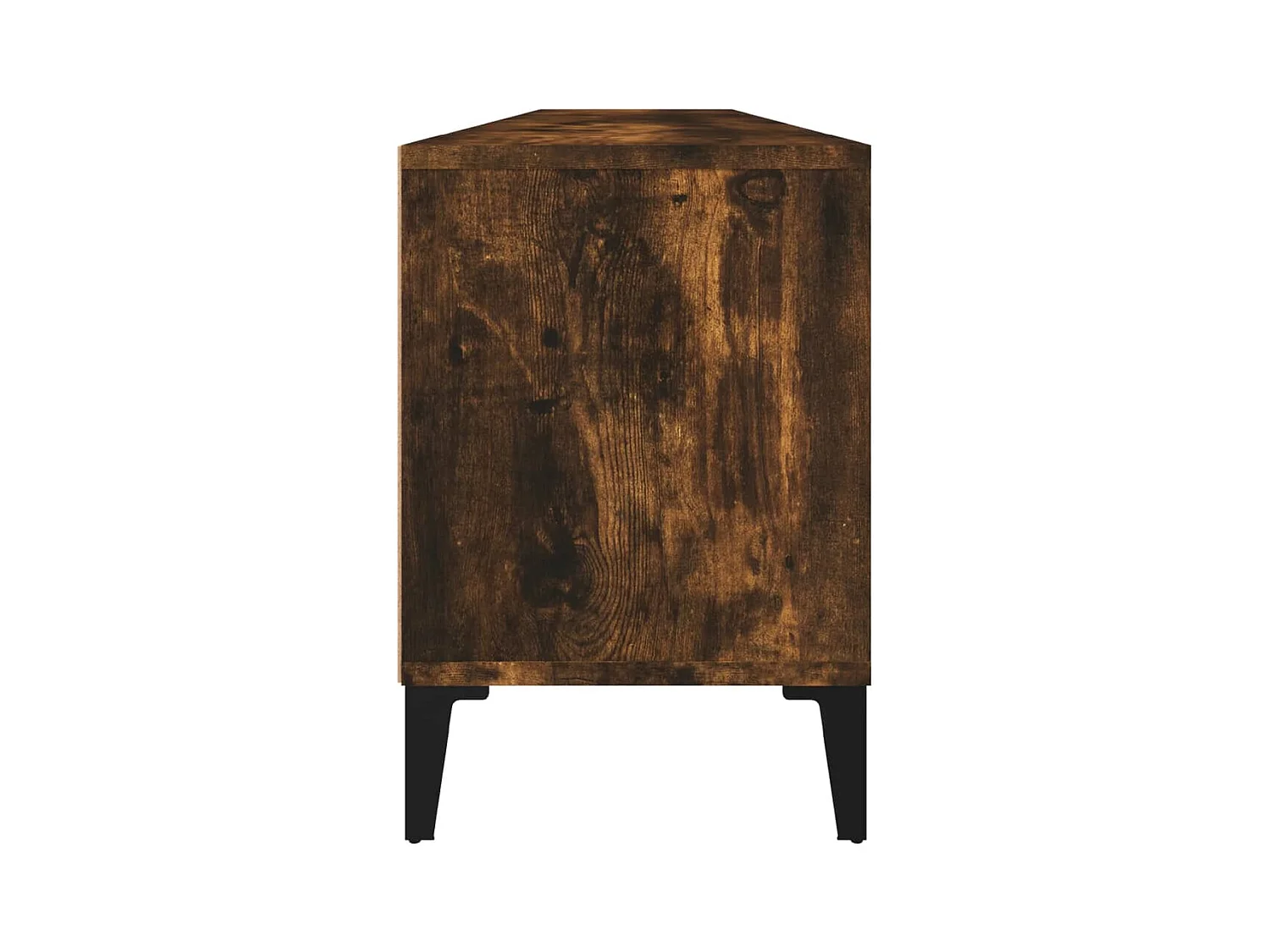 Simon-Pierre  Meuble TV chêne fumé 150x30x44,5 cm bois d'ingénierie