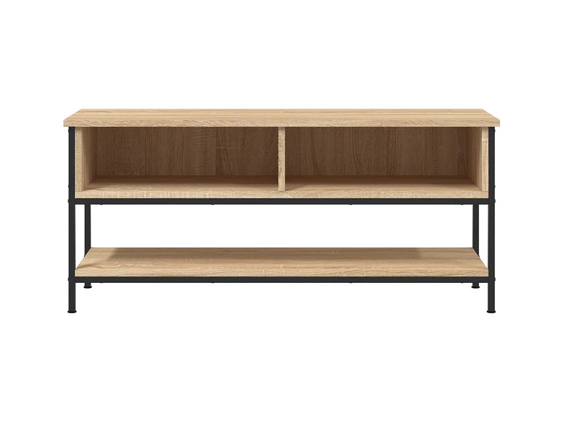 Thilda  Meuble TV Chêne Sonoma 100x35x45 cm Bois d'ingénierie