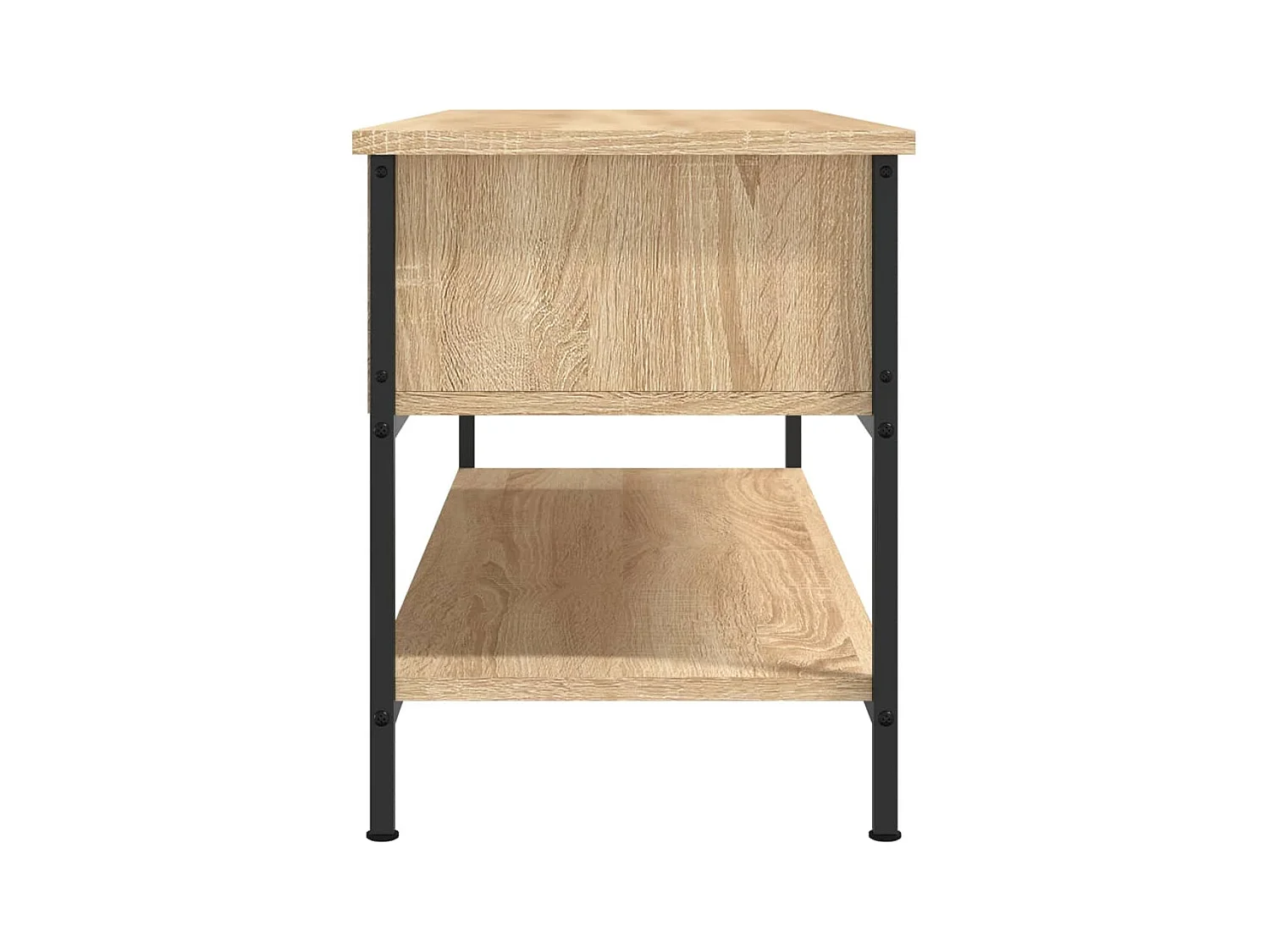 Thilda  Meuble TV Chêne Sonoma 100x35x45 cm Bois d'ingénierie