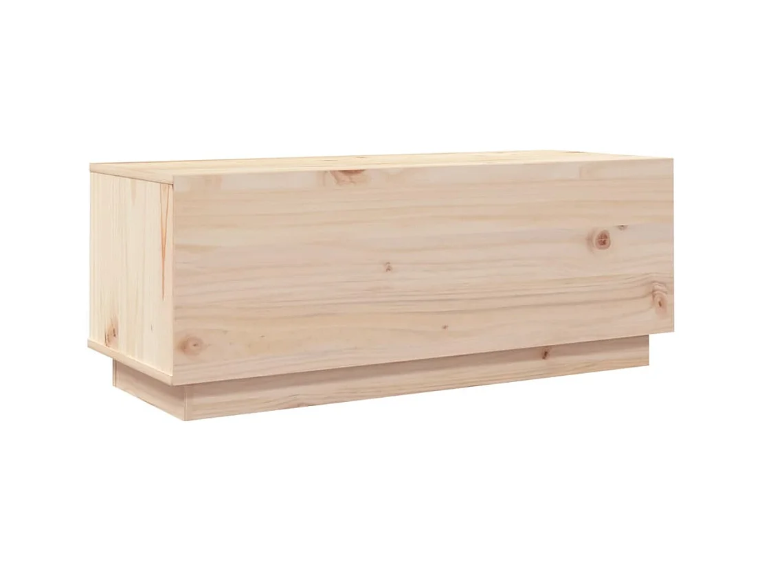 Lysira  Tv-meubel 90x35x35 cm massief grenenhout