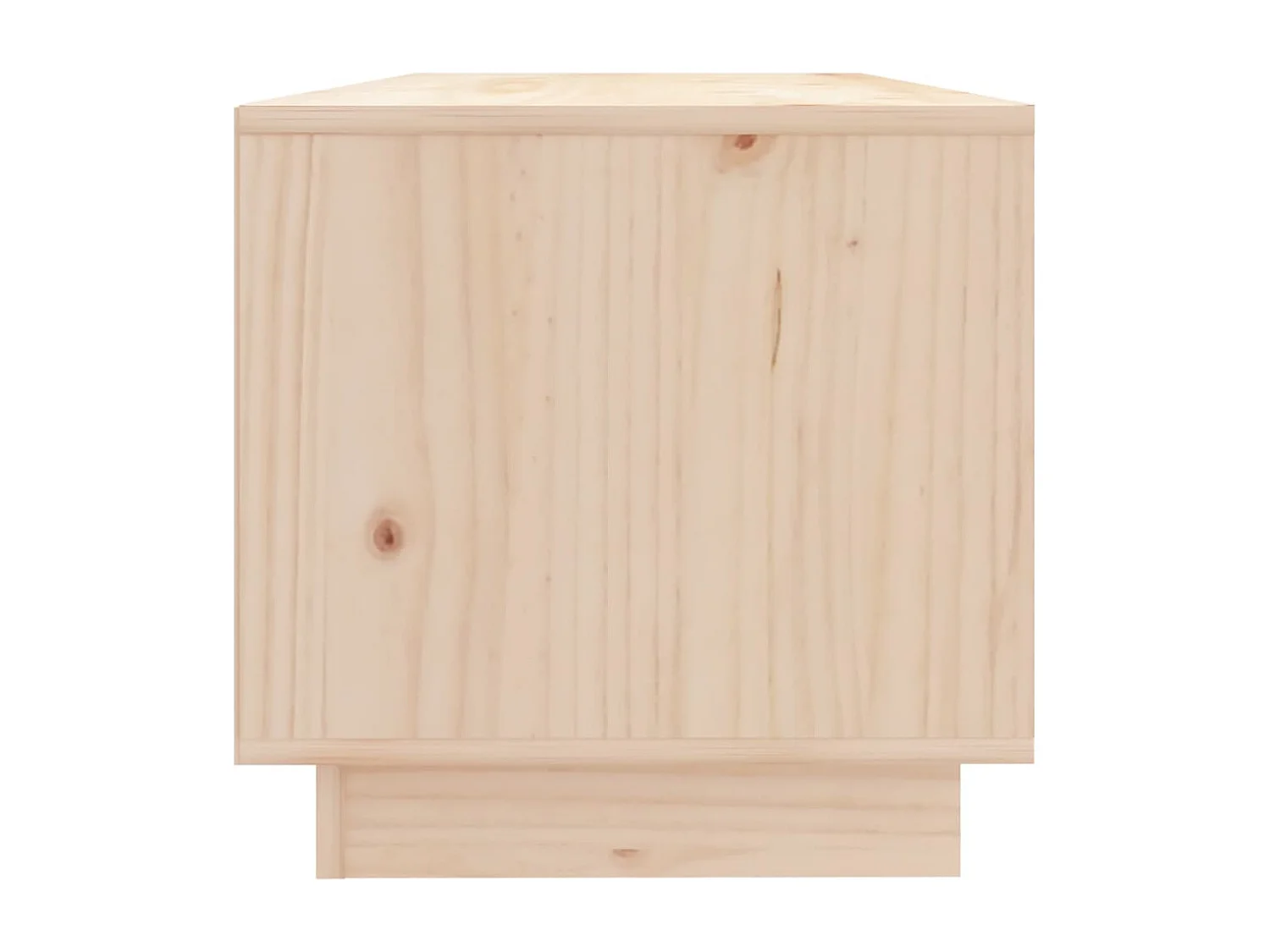 Lysira  Meuble TV 90x35x35 cm Bois de pin massif