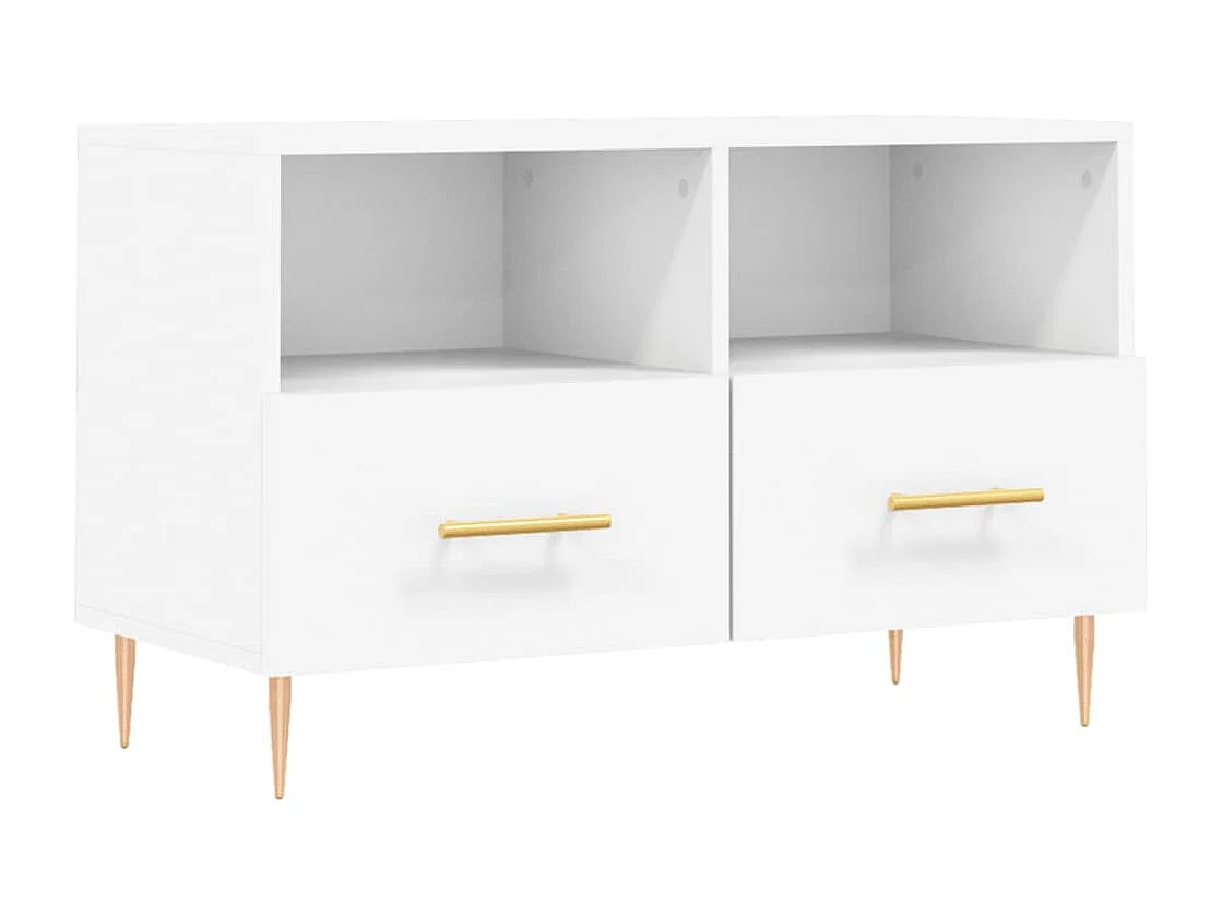 Oona  Meuble TV Blanc 80x36x50 cm Bois d'ingénierie