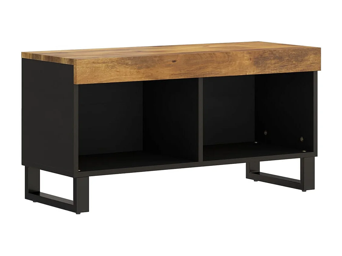 Wyder  Meuble TV 85x33x43,5 cm bois massif de manguier