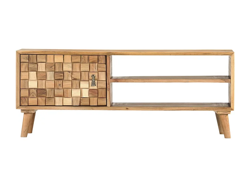 Garden Furniture -  Tv-meubel 100x35x40 cm massief acaciahout