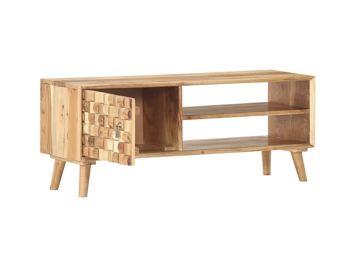 Garden Furniture -  Meuble TV 100x35x40 cm Bois d'acacia massif