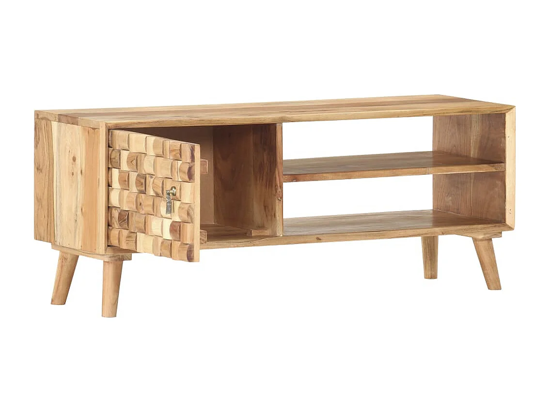 Garden Furniture -  Meuble TV 100x35x40 cm Bois d'acacia massif