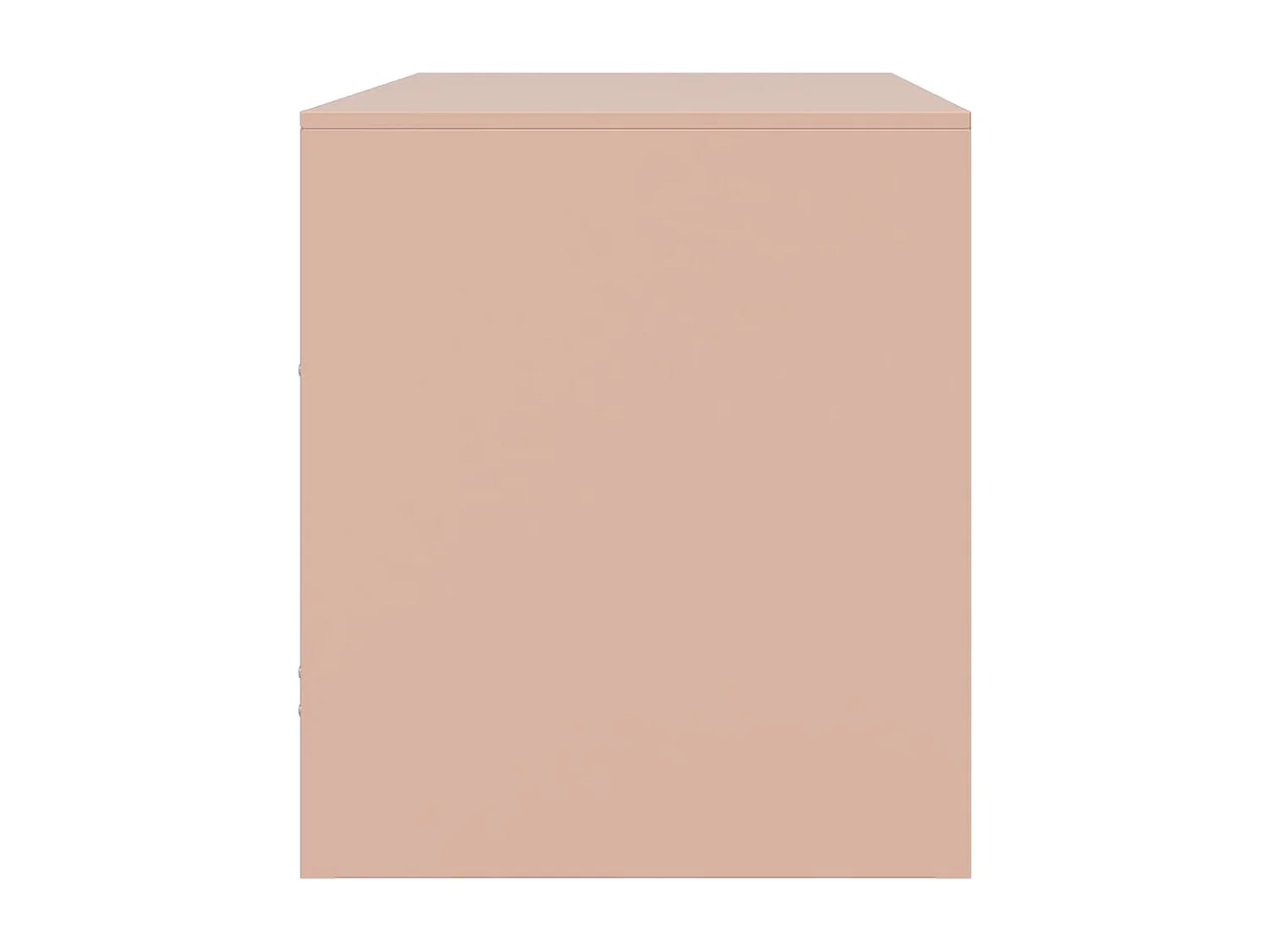 Amelie  Muebles para TV 2 unidades acero rosa 67x39x44 cm