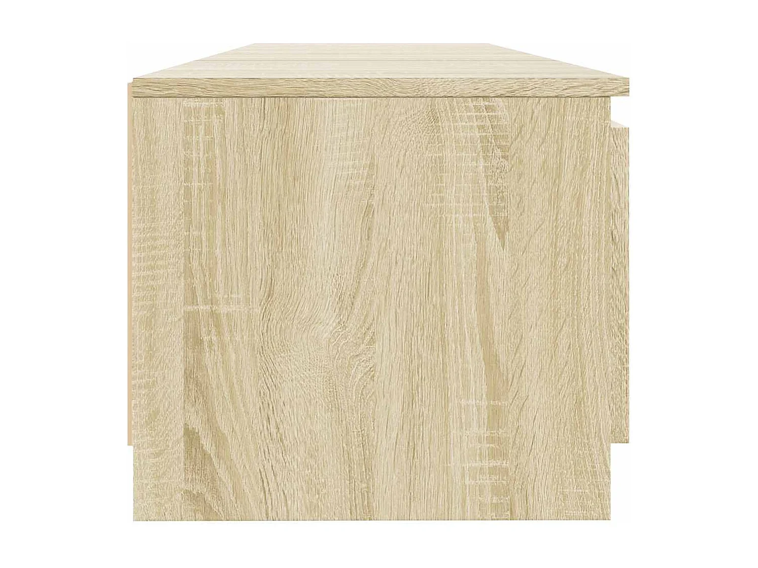 Vasil  Meuble TV avec lumières LED chêne sonoma 140x40x36 cm