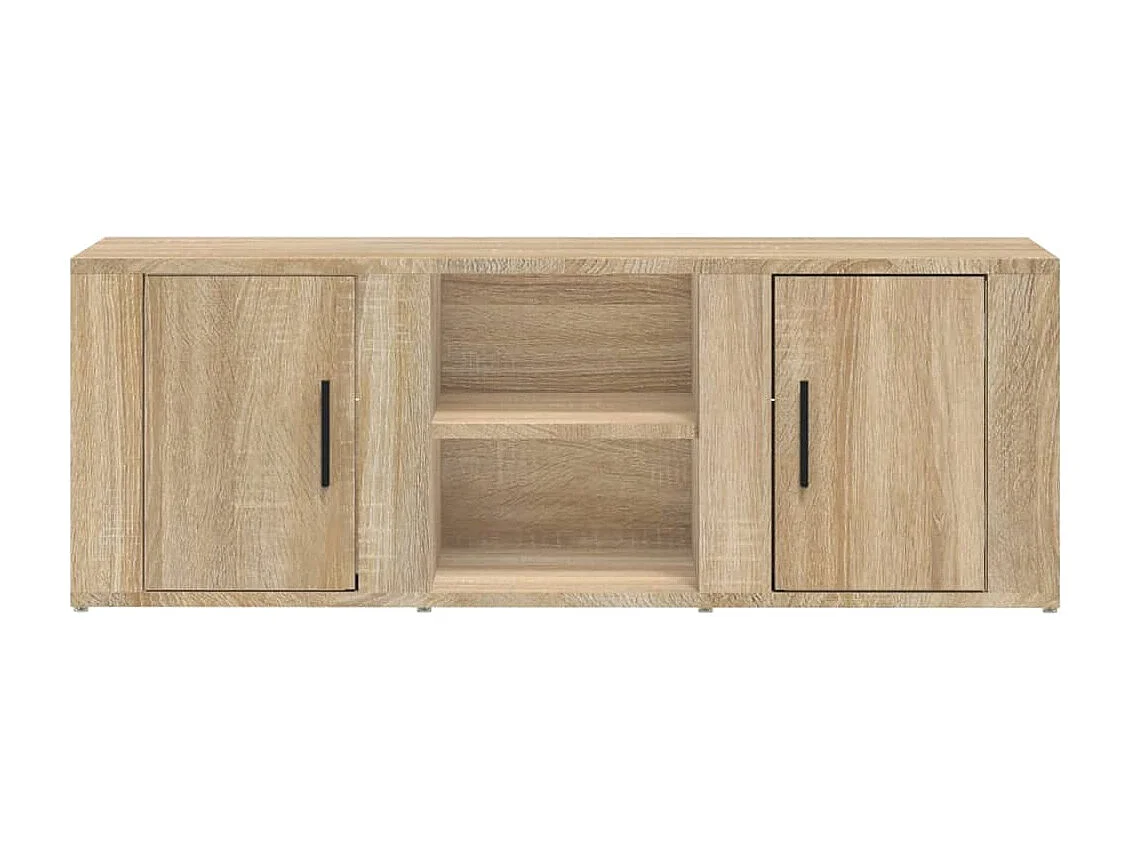 Hidran  Mueble para TV madera contrachapada roble Sonoma 100x31,5x35 cm