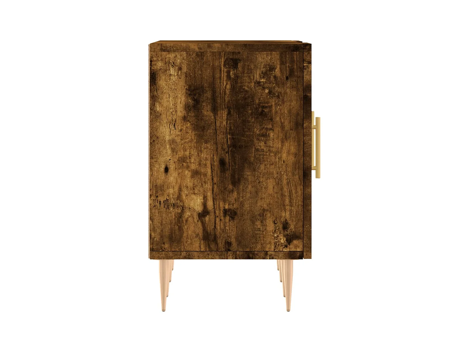 Hermanni  Meuble TV chêne fumé 150x30x50 cm bois d'ingénierie