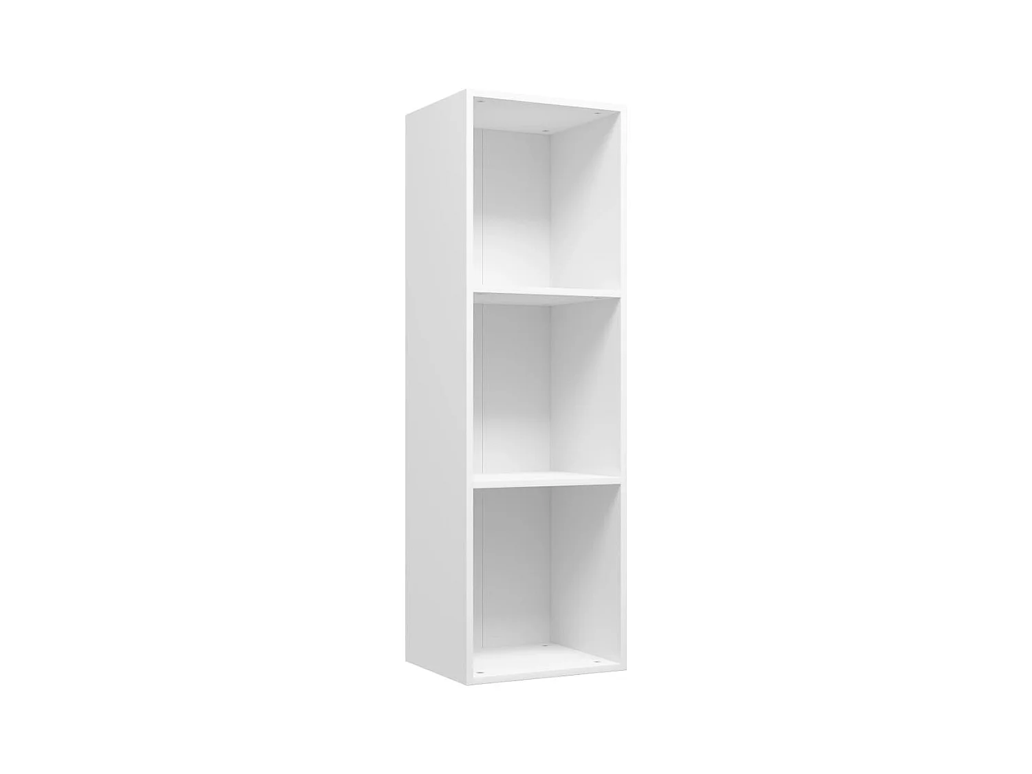 Pieter  Bibliothèque/Meuble TV Blanc 36x30x114 cm Bois d'ingénierie