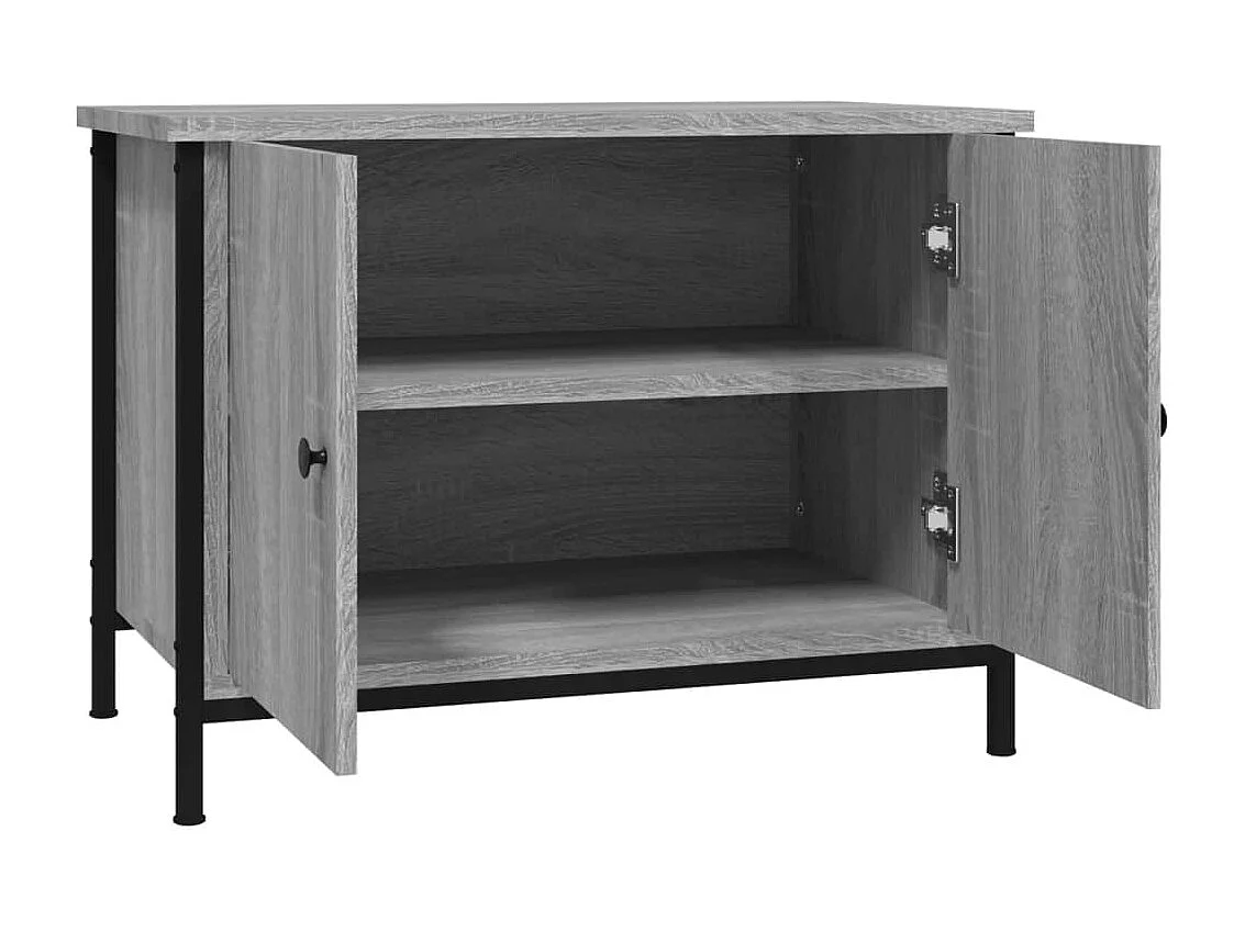 Ballyknockan  Mueble de TV madera contrachapada gris Sonoma 60x35x45 cm