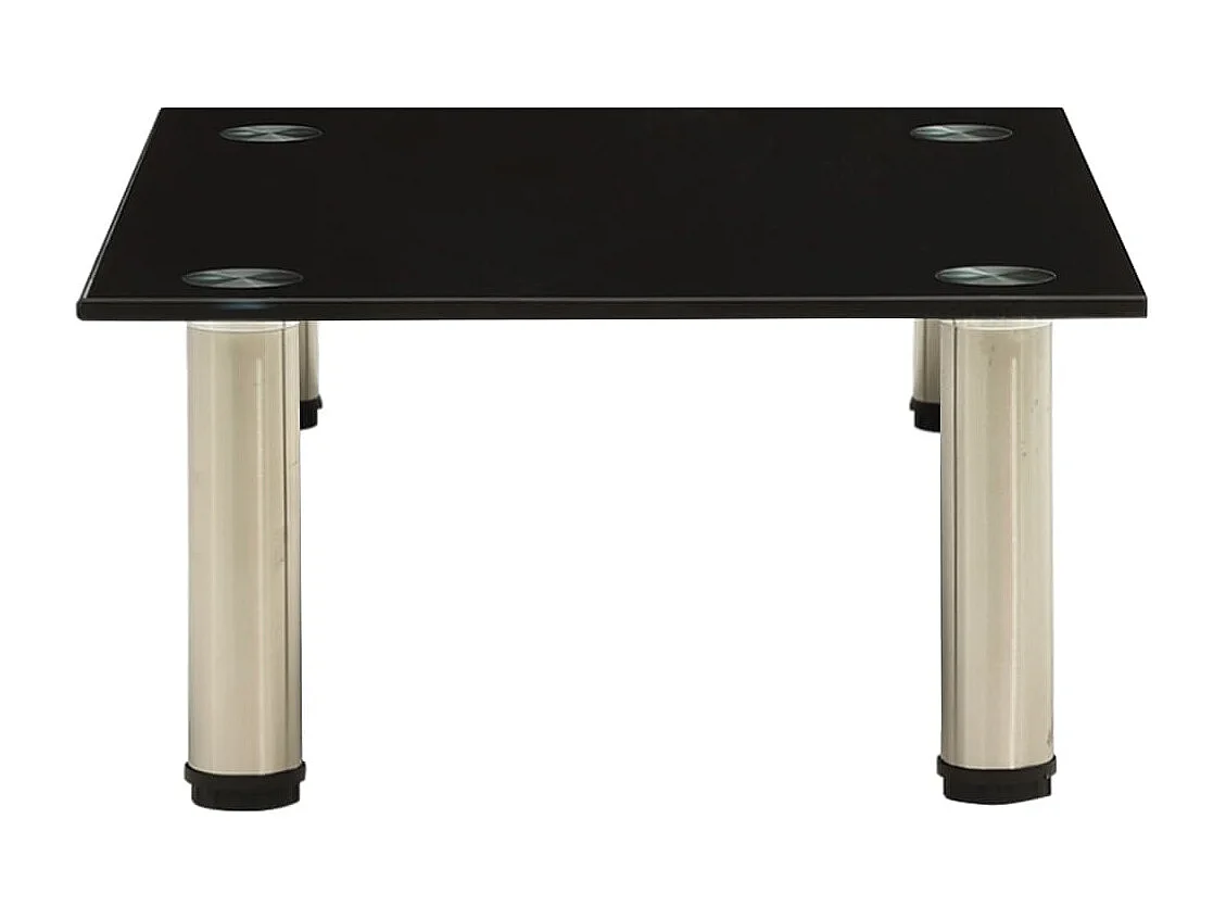 Élie  Tv-meubel 40x35x17 cm gehard glas zwart