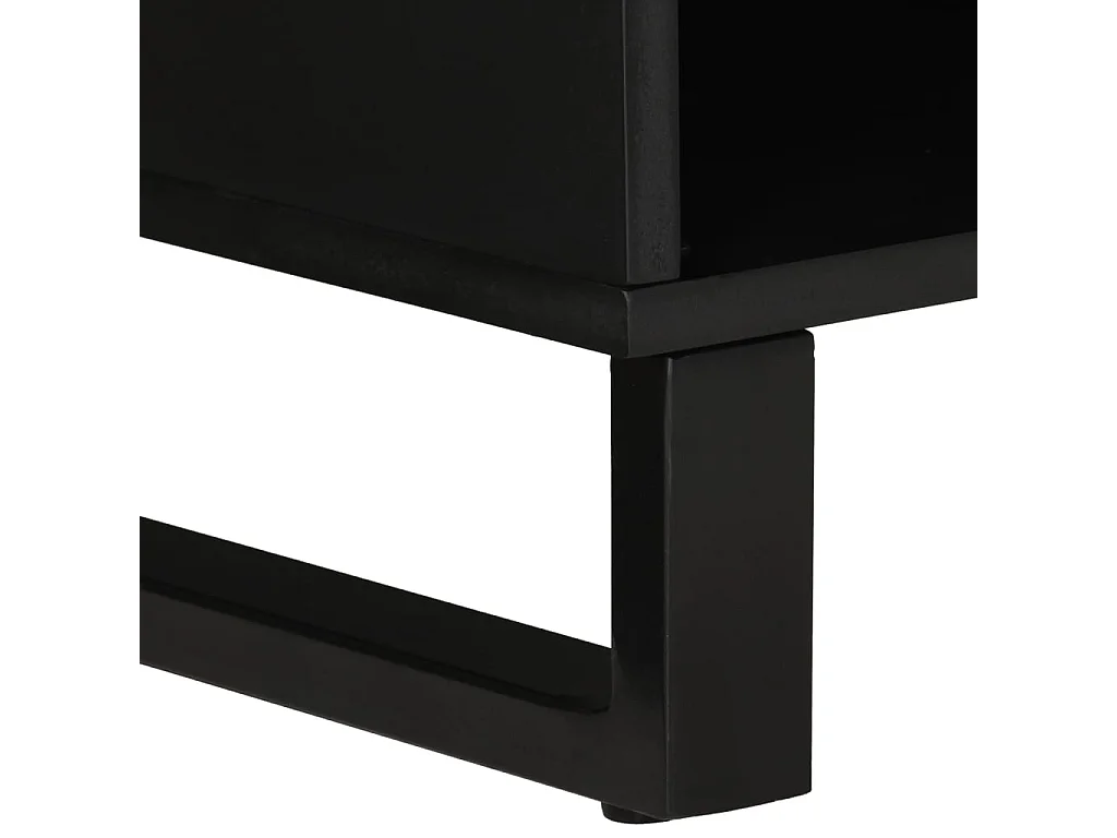 Mordan  Meuble TV 100x33x46 cm bois de manguier et d'ingénierie