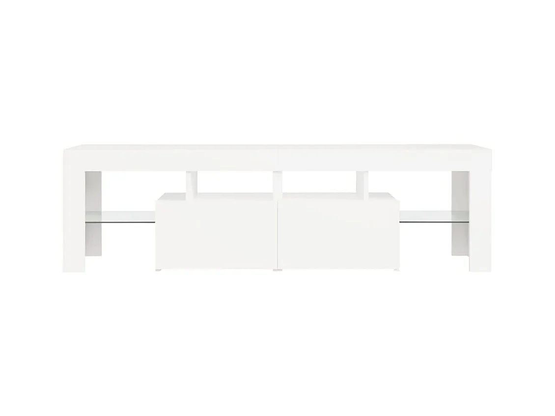 Hayo  Tv-meubel met LED-verlichting 140x36,5x40 cm wit