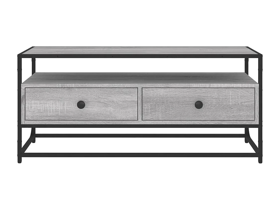 Bralir  Tv-meubel 100x35x45 cm bewerkt hout grijs sonoma eikenkleurig