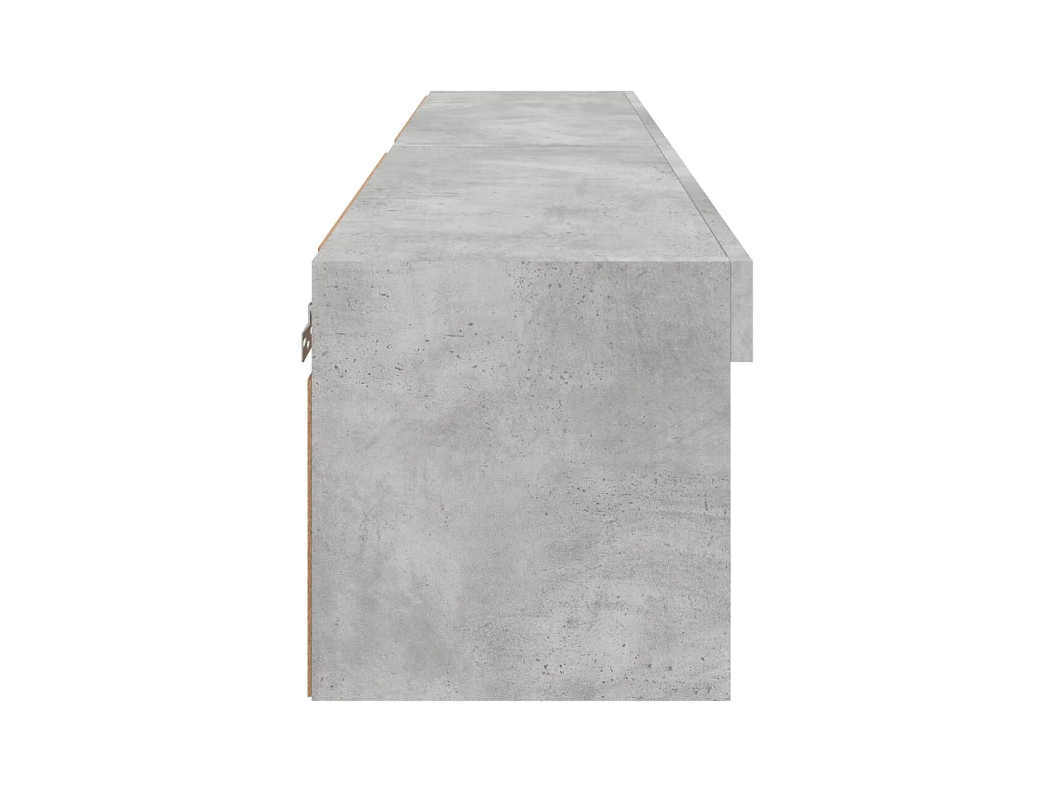 Mano  Meubles TV avec lumières LED 2 pcs gris béton 60x30x30 cm