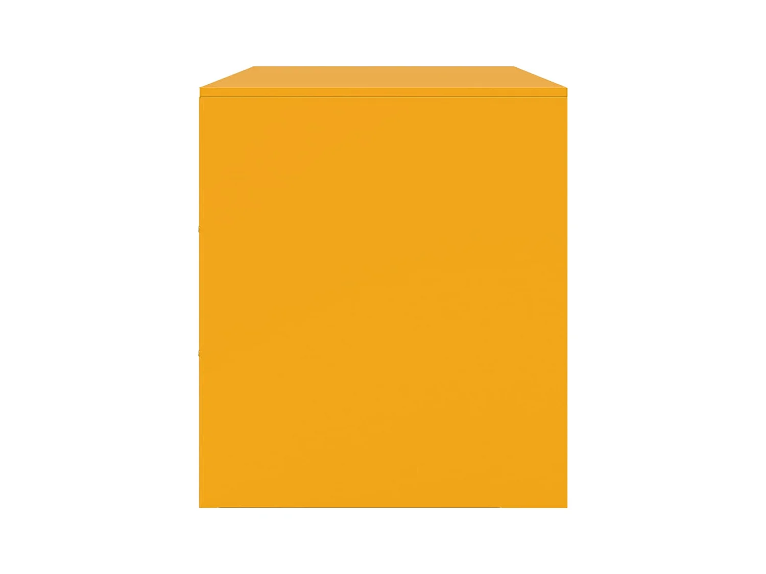 Castlerea  Meubles TV 2 pcs jaune moutarde 67x39x44 cm acier