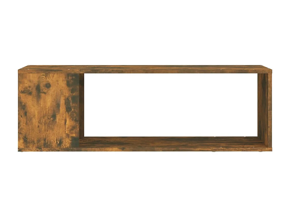 Norman  Tv-meubel 100x24x32 cm bewerkt hout gerookt eikenkleurig
