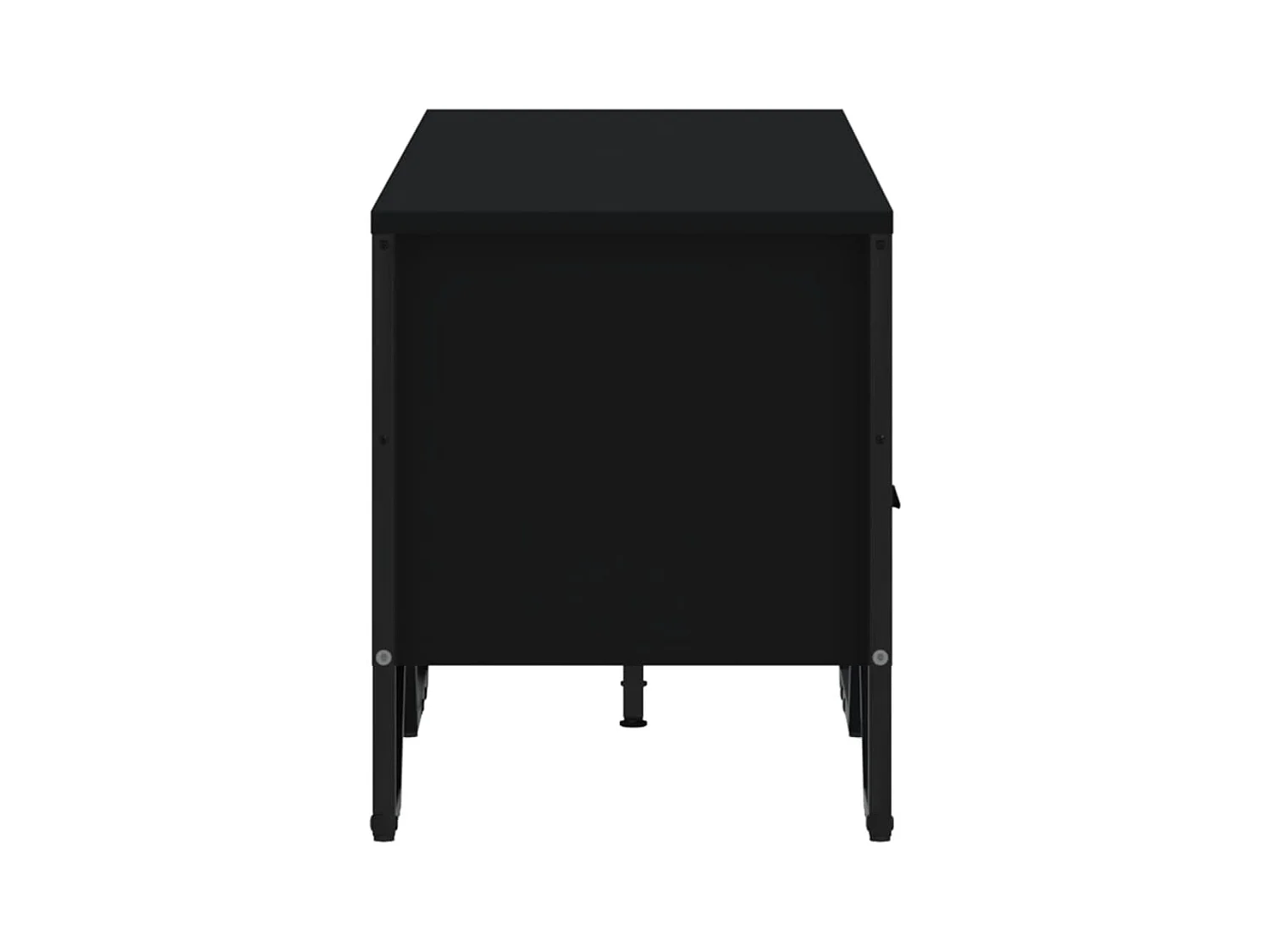 Henri-Jean  Meuble TV noir 122x34x41 cm bois d'ingénierie