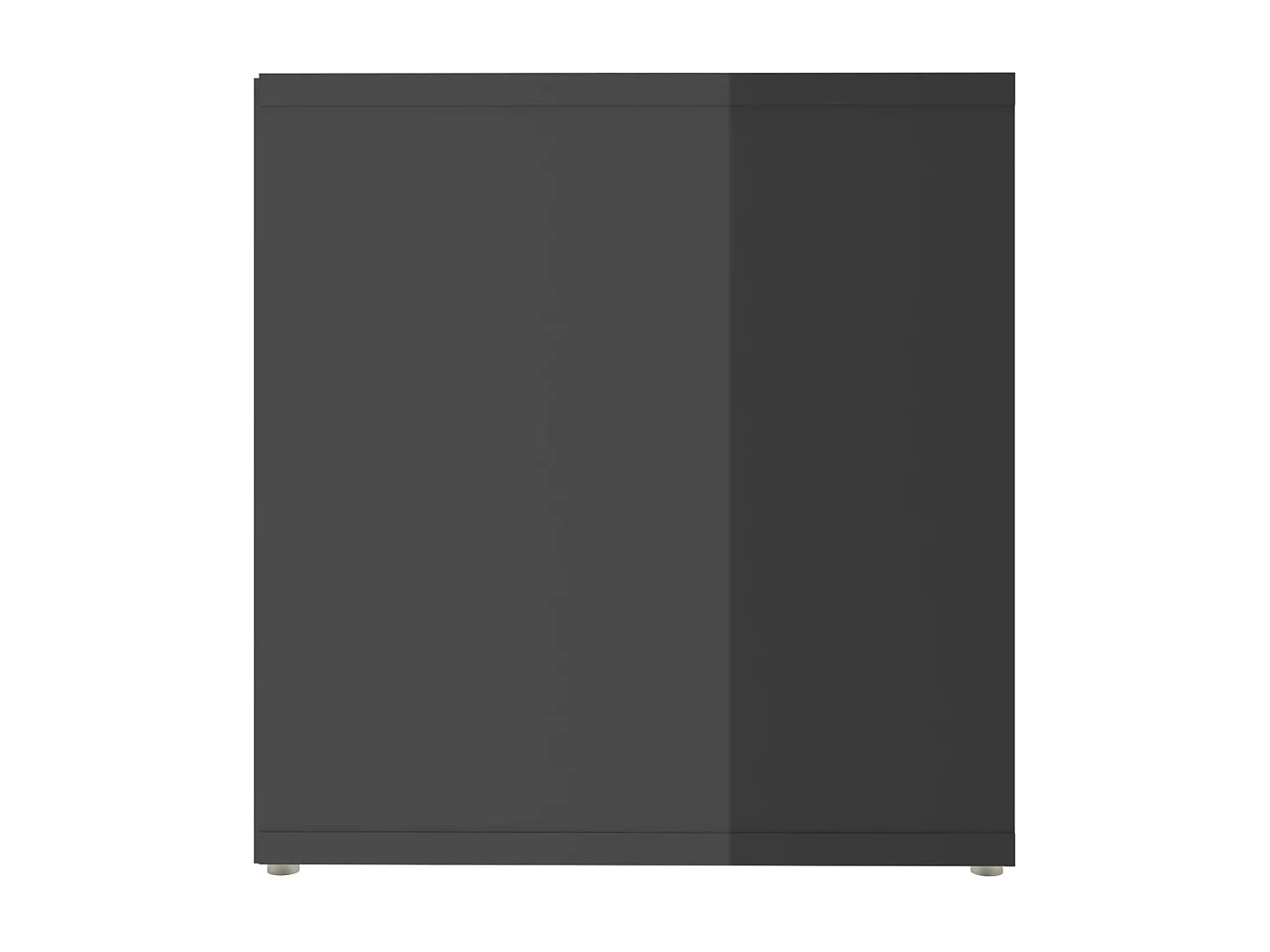 Cootehall  Tv-meubel 72x35x36,5 cm bewerkt hout hoogglans grijs