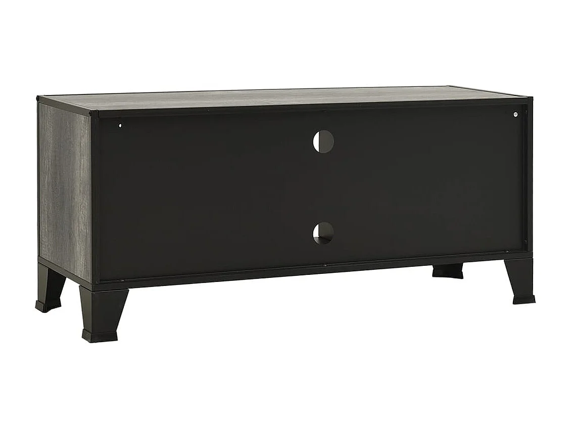 Richan  Tv-meubel 105x36x47 cm metaal en MDF grijs