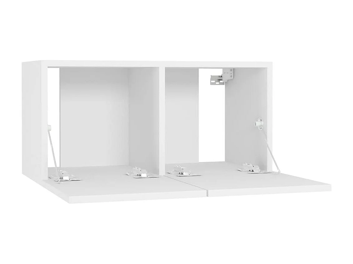 Masimo  Meuble TV suspendu Blanc 60x30x30 cm