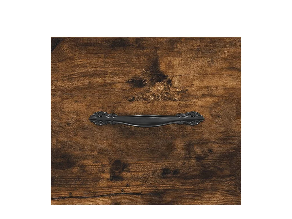 Eilve  Meuble TV chêne fumé 150x36x30 cm bois d'ingénierie