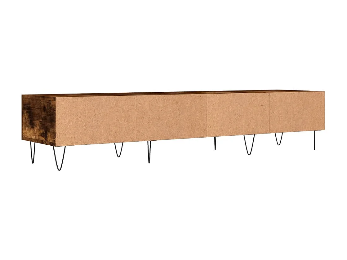 Eilve  Tv-meubel 150x36x30 cm bewerkt hout gerookt eikenkleurig