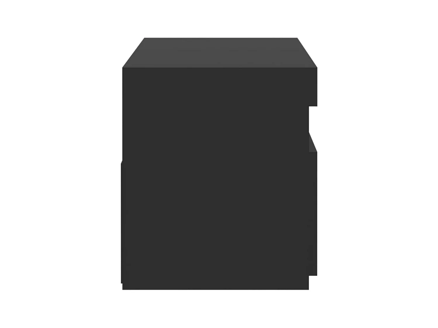 Ilion  Tv-meubel met LED-verlichting 75x35x40 cm zwart