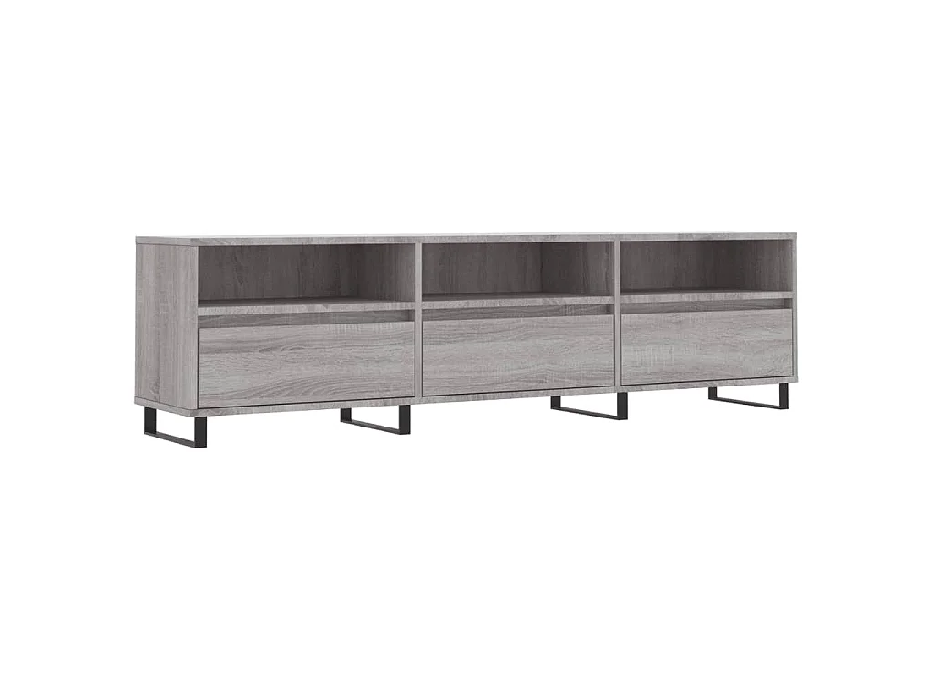 Hørning  Meuble TV sonoma gris 150x30x44,5 cm bois d'ingénierie