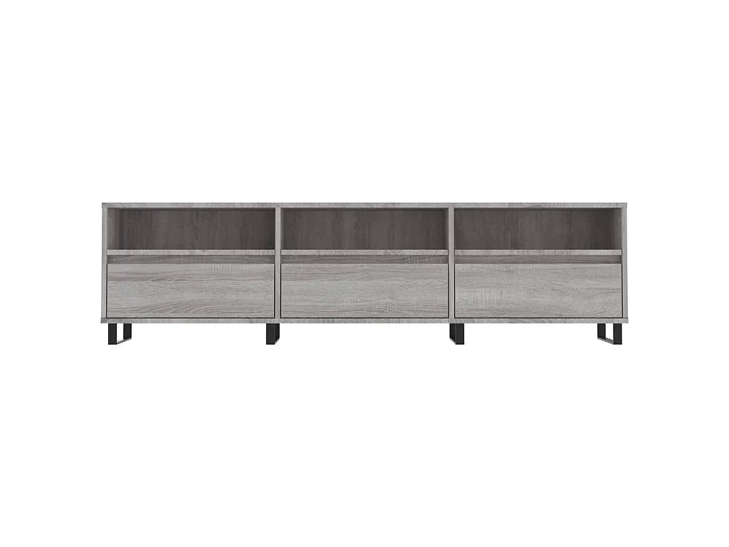 Hørning  Meuble TV sonoma gris 150x30x44,5 cm bois d'ingénierie