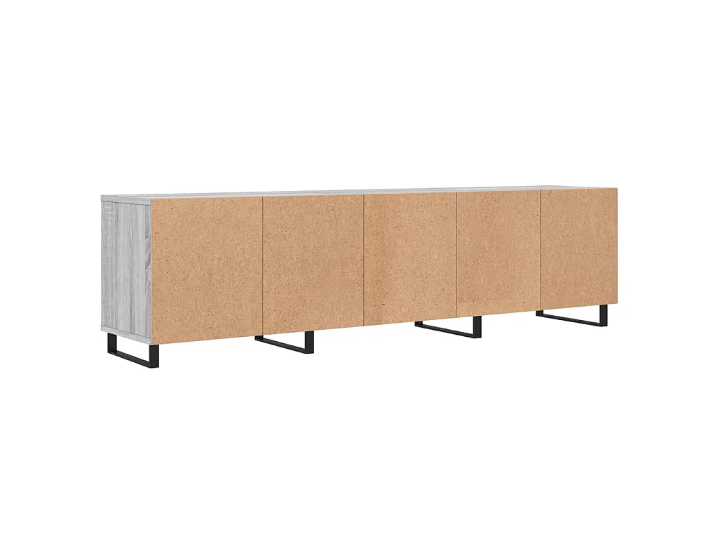 Hørning  Meuble TV sonoma gris 150x30x44,5 cm bois d'ingénierie