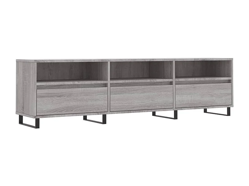 Hørning  Meuble TV sonoma gris 150x30x44,5 cm bois d'ingénierie