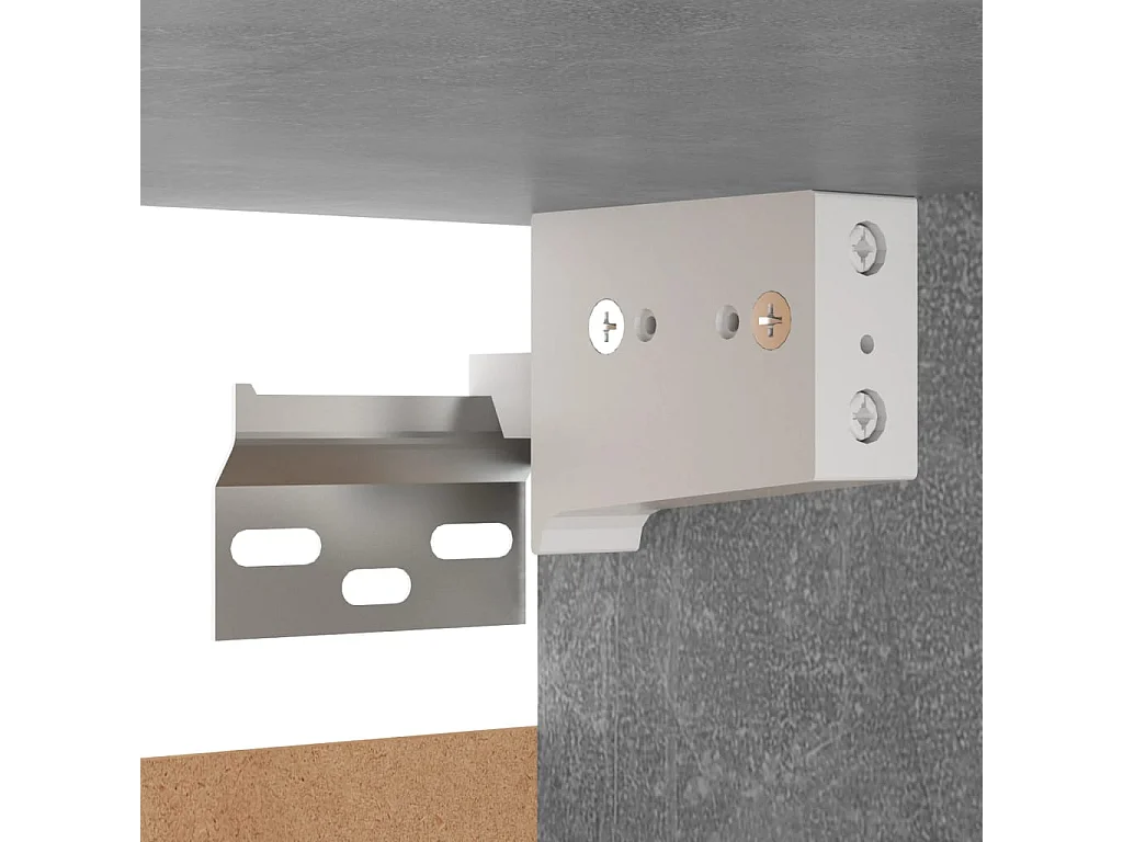 Ceylar  Muebles de salón 7 pzas gris hormigón 30,5x30x60 cm