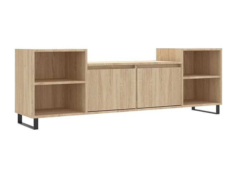 Mille  Meuble TV Chêne sonoma 160x35x55 cm Bois d'ingénierie